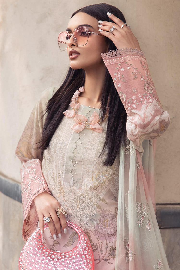 Picture of Nureh - NS 117 Maya Embroidered Swiss Voil Collection Vol 1 - Available at Raja Sahib