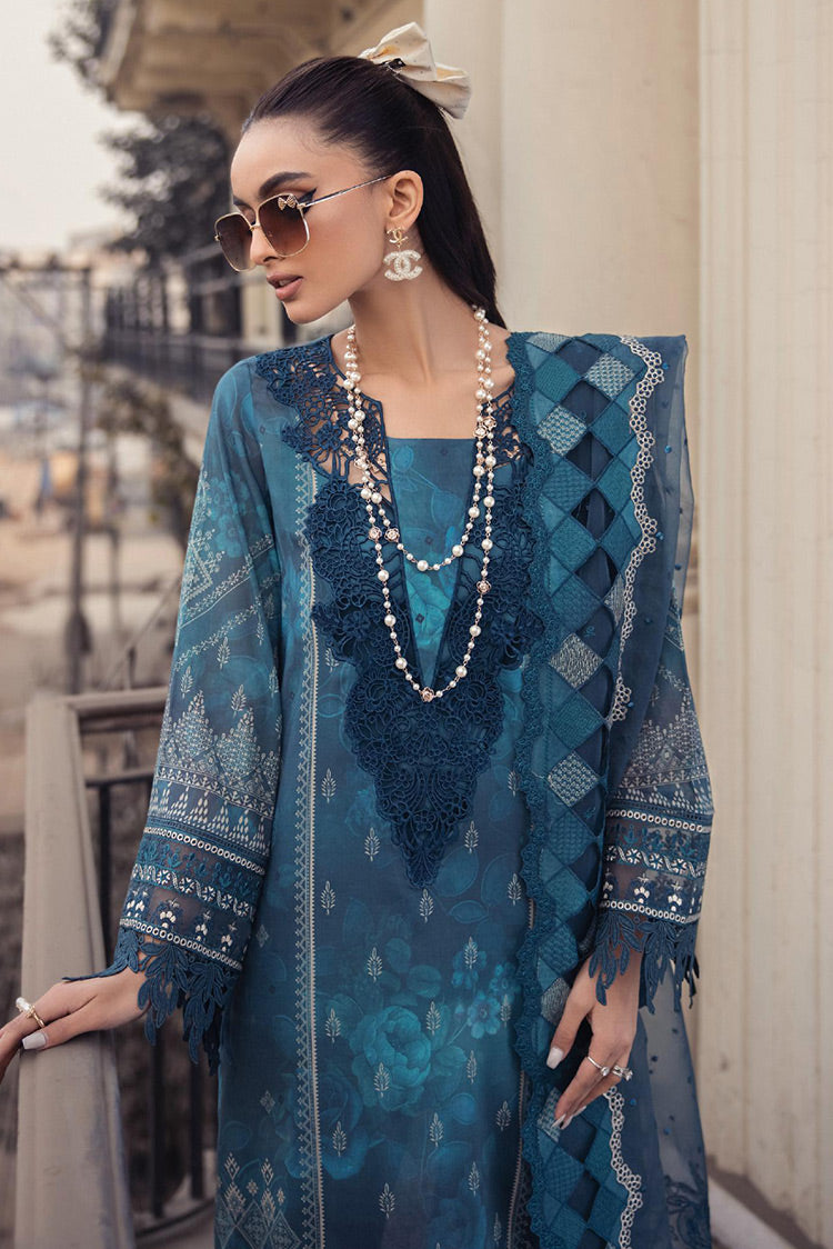 Picture of Nureh - NS 120 Maya Embroidered Swiss Voil Collection Vol 1 - Available at Raja Sahib