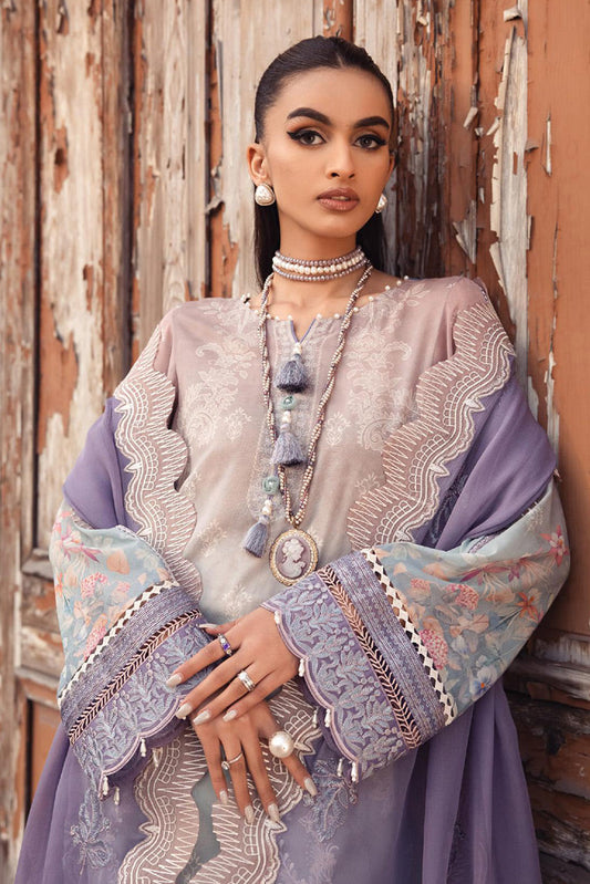 Picture of Nureh - NS 121 Maya Embroidered Swiss Voil Collection Vol 1 - Available at Raja Sahib