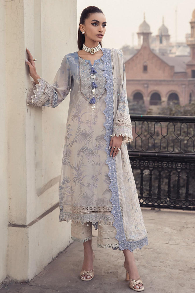 Picture of Nureh - NS 122 Maya Embroidered Swiss Voil Collection Vol 1 - Available at Raja Sahib