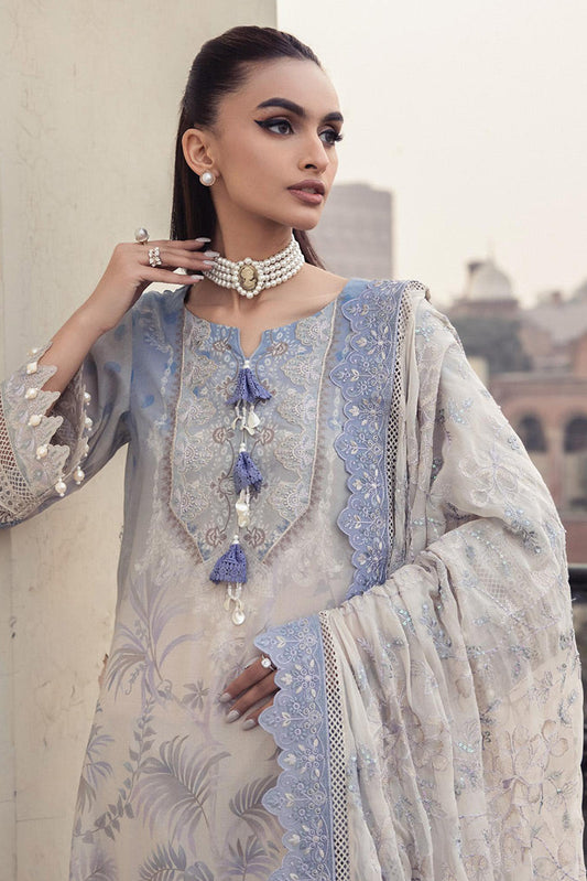 Picture of Nureh - NS 122 Maya Embroidered Swiss Voil Collection Vol 1 - Available at Raja Sahib