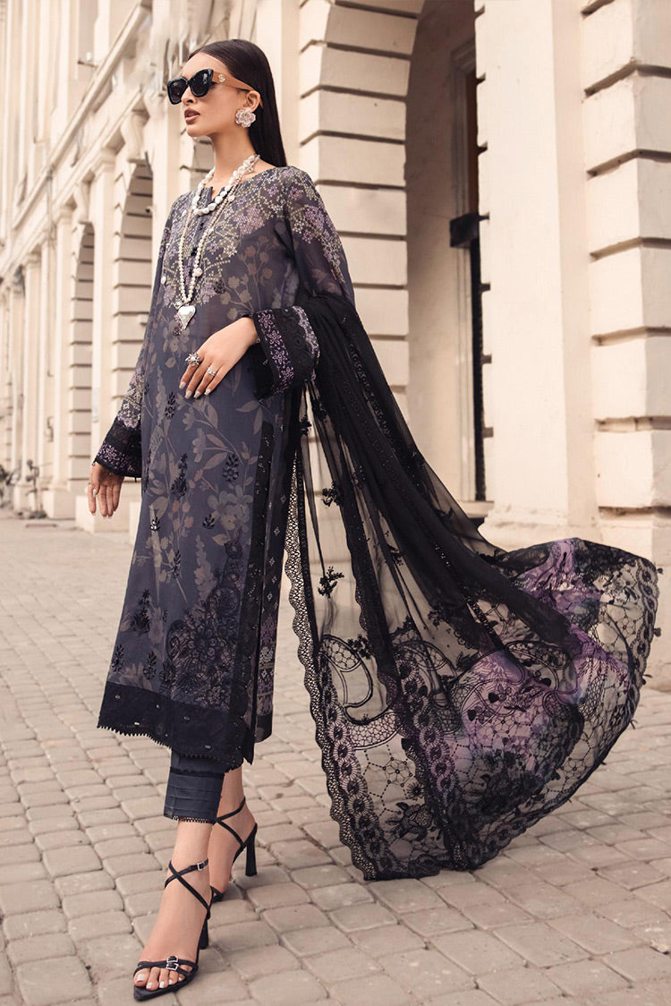 Picture of Nureh - NS 123 Maya Embroidered Swiss Voil Collection Vol 1 - Available at Raja Sahib