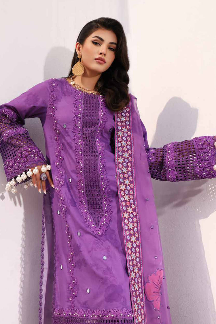 Picture of Charizma - ED4 04 Signature Festive Premium Embroidered & Hand Work Lawn Collection Vol 1 - Available at Raja Sahib