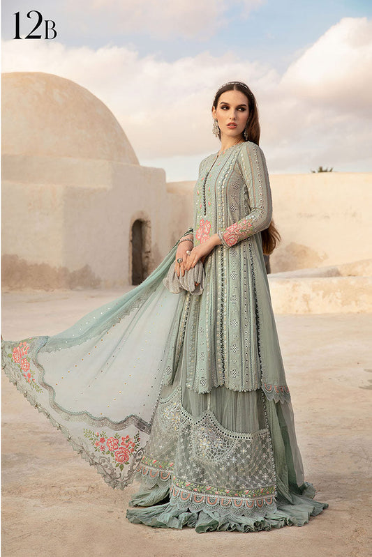 Picture of Maria B - Design 12B Voyage A Luxe Tunisia Luxury Lawn Collection - Available at Raja Sahib