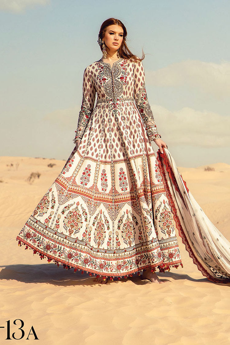 Picture of Maria B - Design 13A Voyage A Luxe Tunisia Luxury Lawn Collection - Available at Raja Sahib