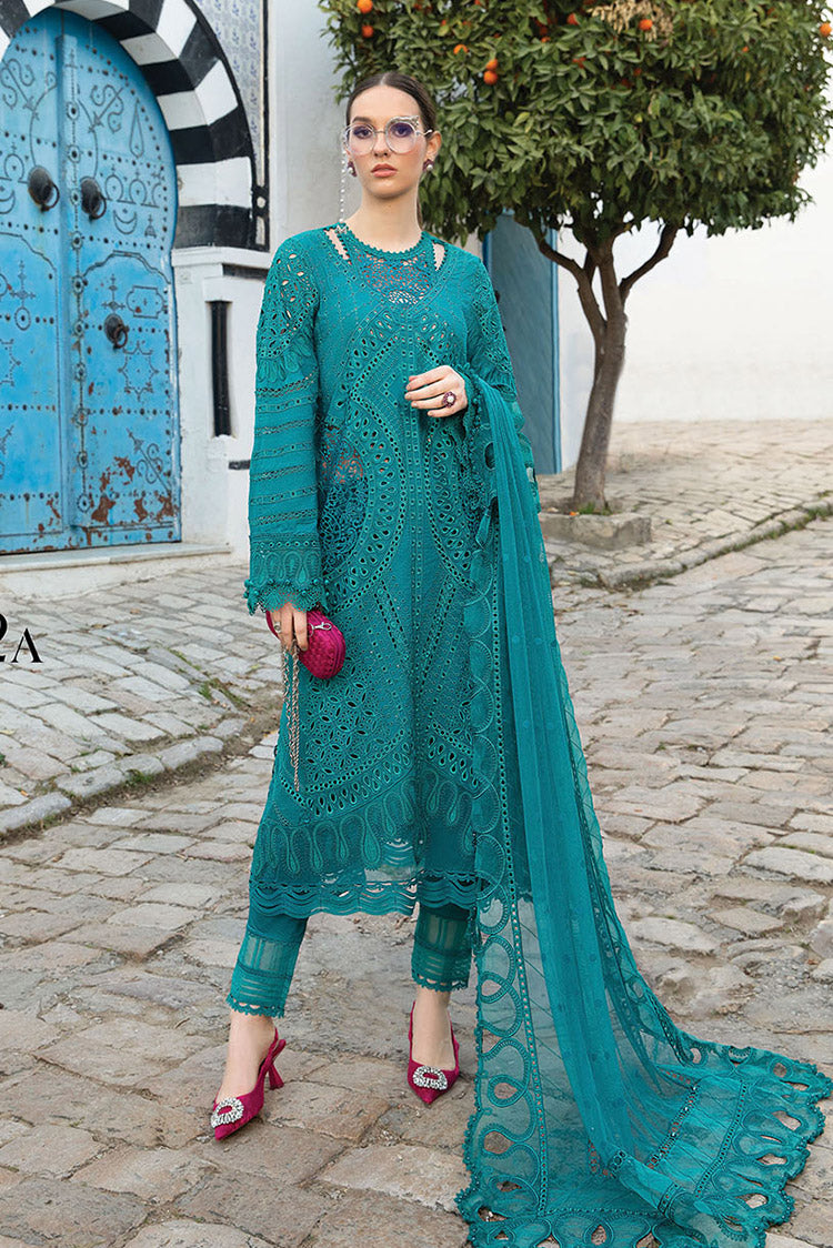 Picture of Maria B - Design 2A Voyage A Luxe Tunisia Luxury Lawn Collection - Available at Raja Sahib