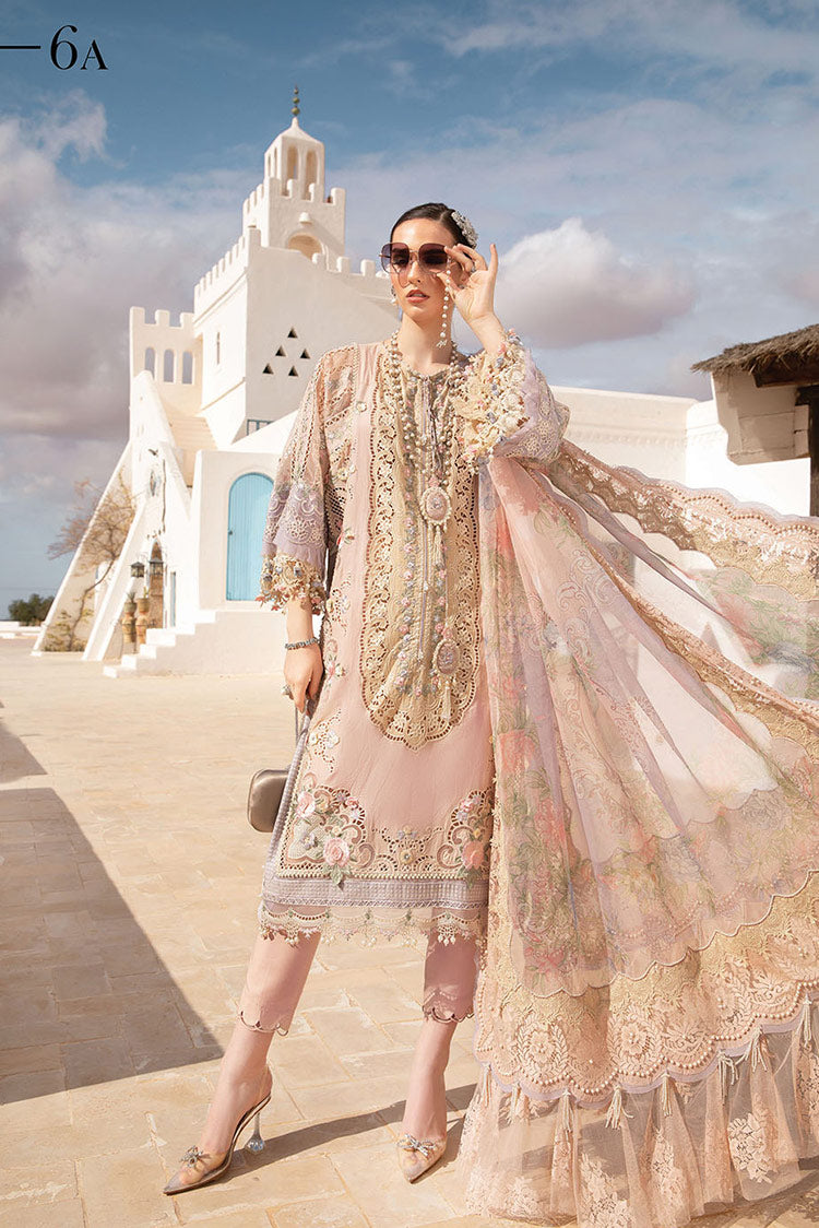 Picture of Maria B - Design 6A Voyage A Luxe Tunisia Luxury Lawn Collection - Available at Raja Sahib