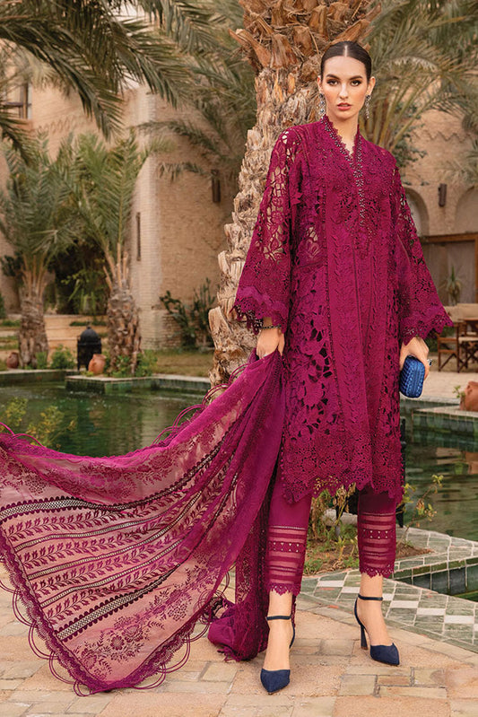 Picture of Maria B - Design 9B Voyage A Luxe Tunisia Luxury Lawn Collection - Available at Raja Sahib