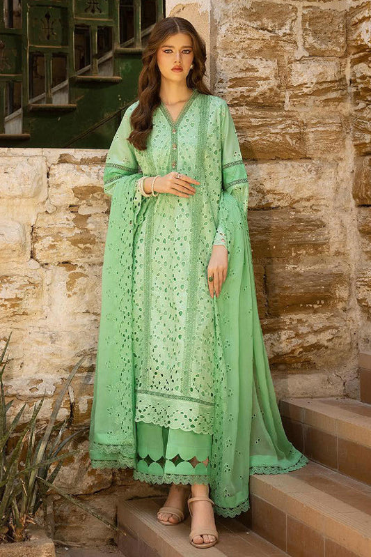 Picture of Shaista - Design 464 Premium Embroidered Chikankari Lawn Collection - Available at Raja Sahib