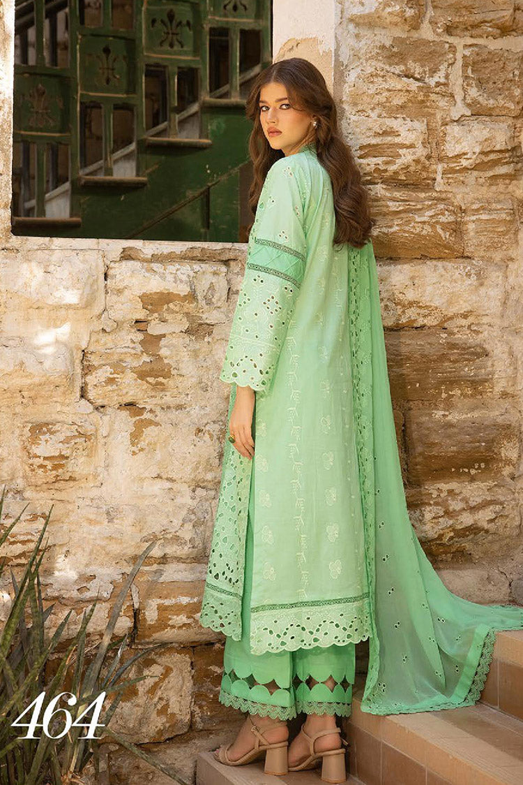 Picture of Shaista - Design 464 Premium Embroidered Chikankari Lawn Collection - Available at Raja Sahib