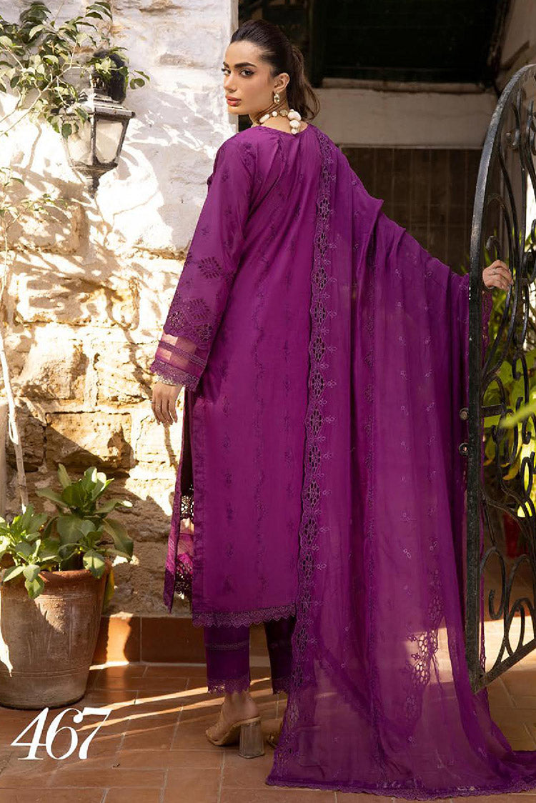 Picture of Shaista - Design 467 Premium Embroidered Chikankari Lawn Collection - Available at Raja Sahib