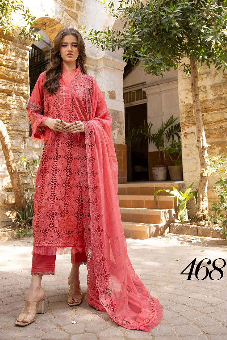 Picture of Shaista - Design 468 Premium Embroidered Chikankari Lawn Collection - Available at Raja Sahib