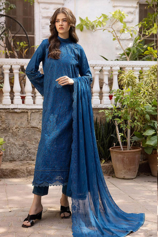 Picture of Shaista - Design 469 Premium Embroidered Chikankari Lawn Collection - Available at Raja Sahib