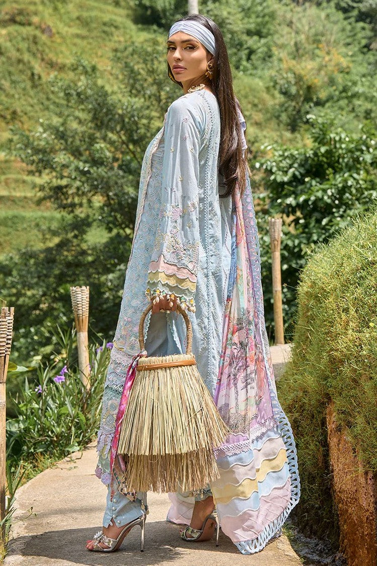 Picture of Ansab Jahangir - AJ LL 24 10 Heliconia Zoha Luxury Lawn Collection - Available at Raja Sahib