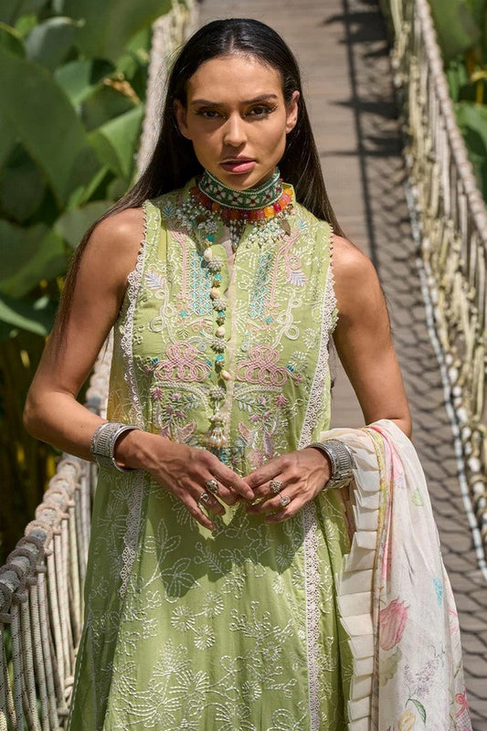 Picture of Ansab Jahangir - AJ LL 24 02 Lotus Pod Zoha Luxury Lawn Collection - Available at Raja Sahib