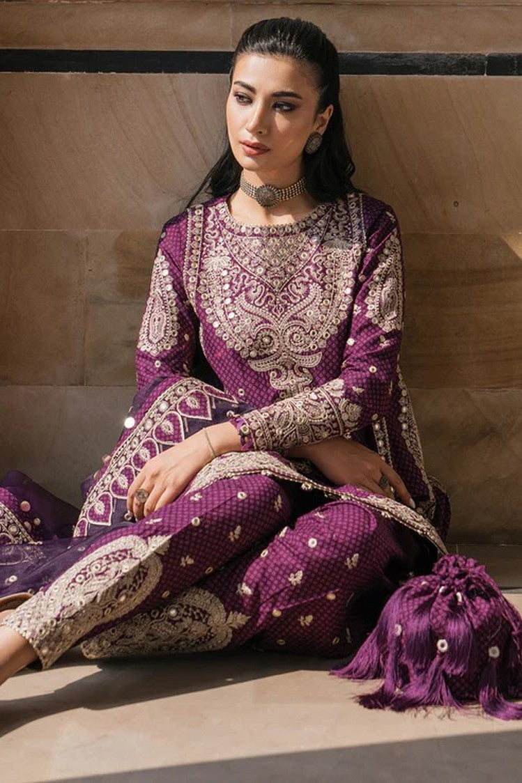 Picture of Jazmin - SL 24 D6 Shahkaar Eid Festive Lawn Collection - Available at Raja Sahib