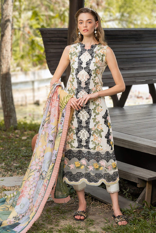 Picture of Asifa & Nabeel - MYSTIQUE (RRL 09) Rosemary & Ruffles Luxury Lawn Collection - Available at Raja Sahib