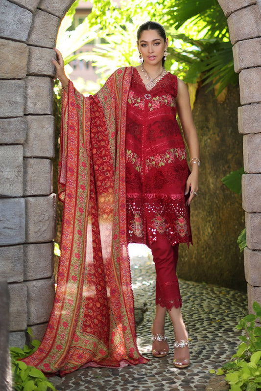 Picture of Noor by Saadia Asad - Design 12A Luxury ChickenKari Lawn Collection - Available at Raja Sahib