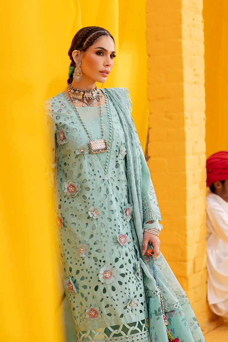 Picture of Nureh - NDS 102 Mela Festive Eid Embroidered Lawn Collection - Available at Raja Sahib