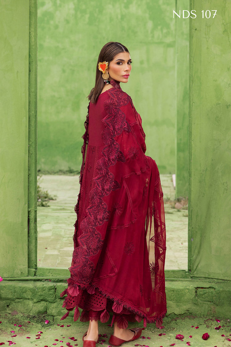 Picture of Nureh - NDS 107 Mela Festive Eid Embroidered Lawn Collection - Available at Raja Sahib