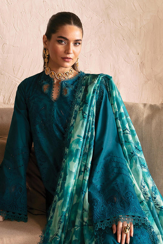 Picture of Afrozeh - AL 24 LUX V1 04 MIA Cascade Luxury Lawn Collection - Available at Raja Sahib