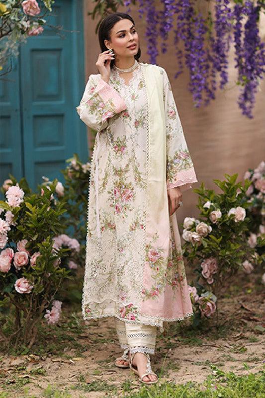 Picture of Manara - SS 01 Jasmine Vintage Flora Spring Summer Collection - Available at Raja Sahib