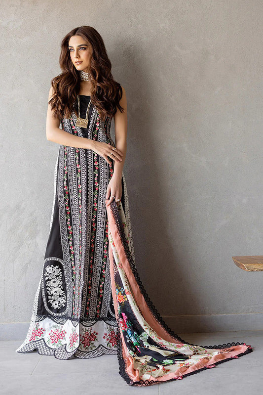 Picture of Saira Rizwan - EMBER SRLL24 06 Luxury Lawn Collection - Available at Raja Sahib