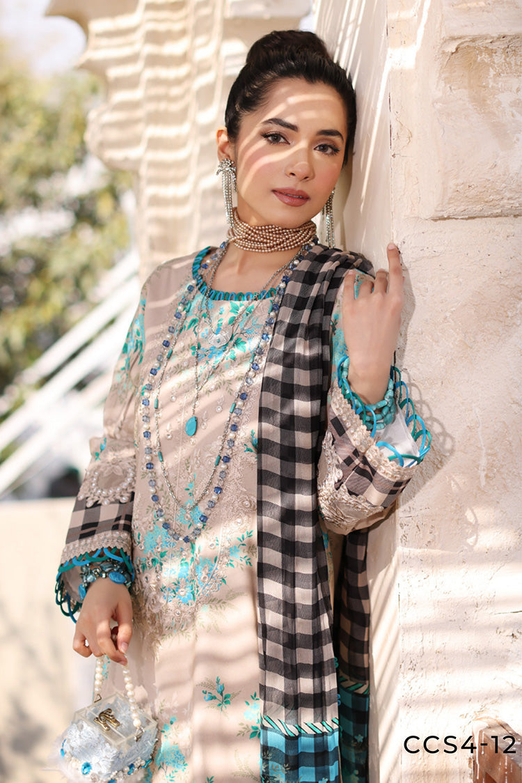 Picture of Charizma - CCS4 12 Combination Embroidered Lawn Collection Vol 2 - Available at Raja Sahib