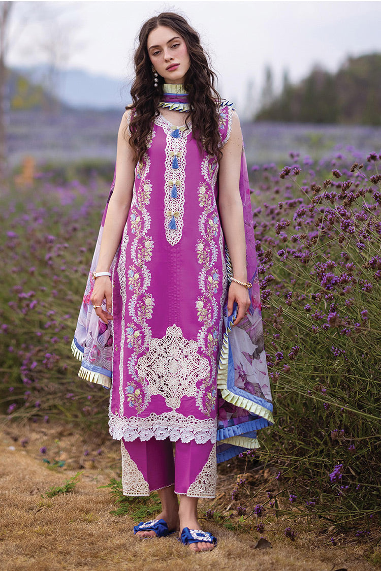 Picture of Mushq - 3A ENCHANTED BLOOM The Secret Garden Hemline Spring Summer Collection - Available at Raja Sahib