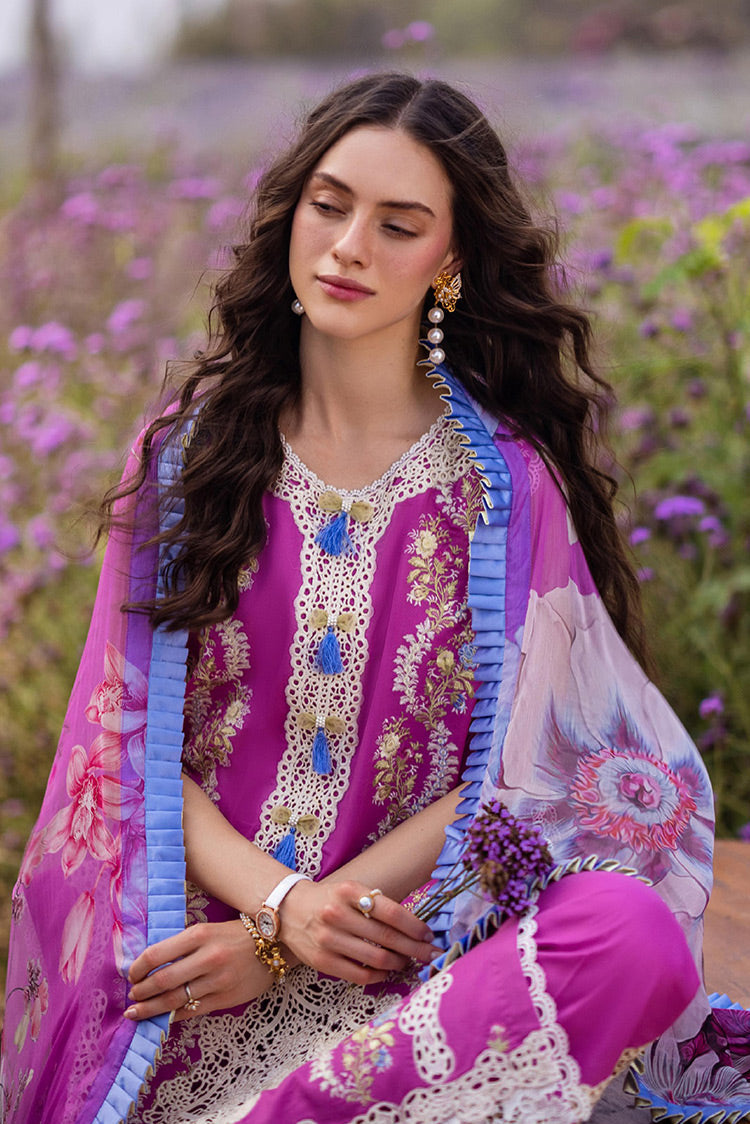 Picture of Mushq - 3A ENCHANTED BLOOM The Secret Garden Hemline Spring Summer Collection - Available at Raja Sahib