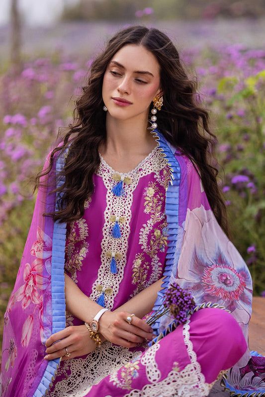 Picture of Mushq - 3A ENCHANTED BLOOM The Secret Garden Hemline Spring Summer Collection - Available at Raja Sahib