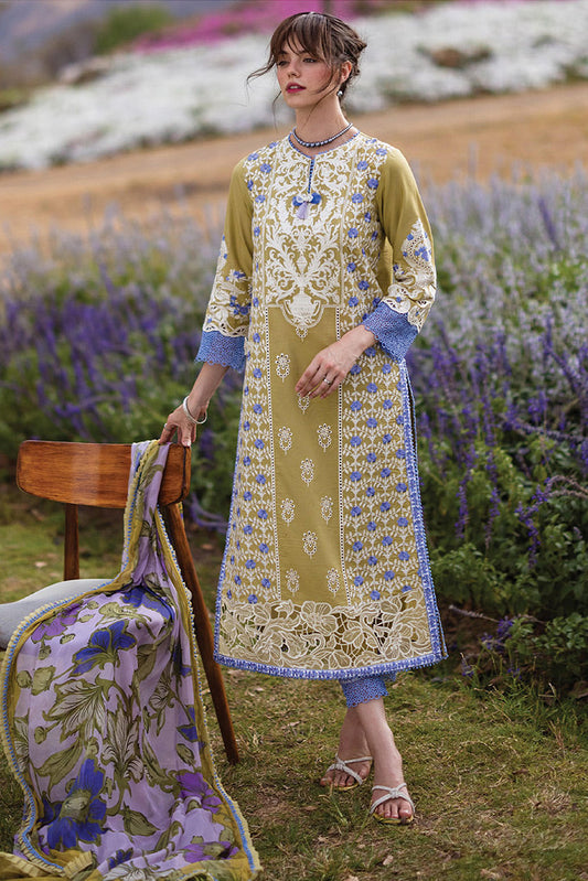 Picture of Mushq - 4A MYSTICAL FERN The Secret Garden Hemline Spring Summer Collection - Available at Raja Sahib