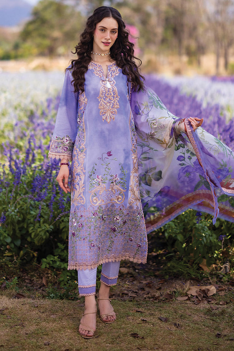 Picture of Mushq - 5A PURPLE EMPEROR The Secret Garden Hemline Spring Summer Collection - Available at Raja Sahib