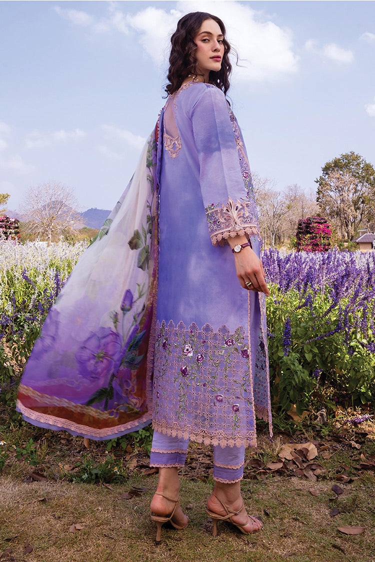 Picture of Mushq - 5A PURPLE EMPEROR The Secret Garden Hemline Spring Summer Collection - Available at Raja Sahib