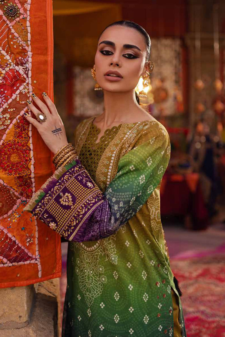 Picture of Nureh - NS 132 Bazar Embroidered Embellished Lawn Collection Vol 2 - Available at Raja Sahib