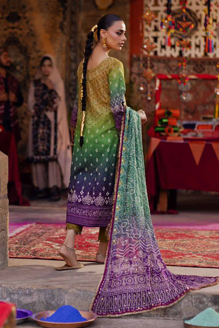 Picture of Nureh - NS 132 Bazar Embroidered Embellished Lawn Collection Vol 2 - Available at Raja Sahib