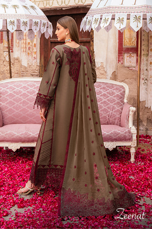 Picture of Alizeh - 10 Zeenat Rawayat Luxury Lawn Collection - Available at Raja Sahib