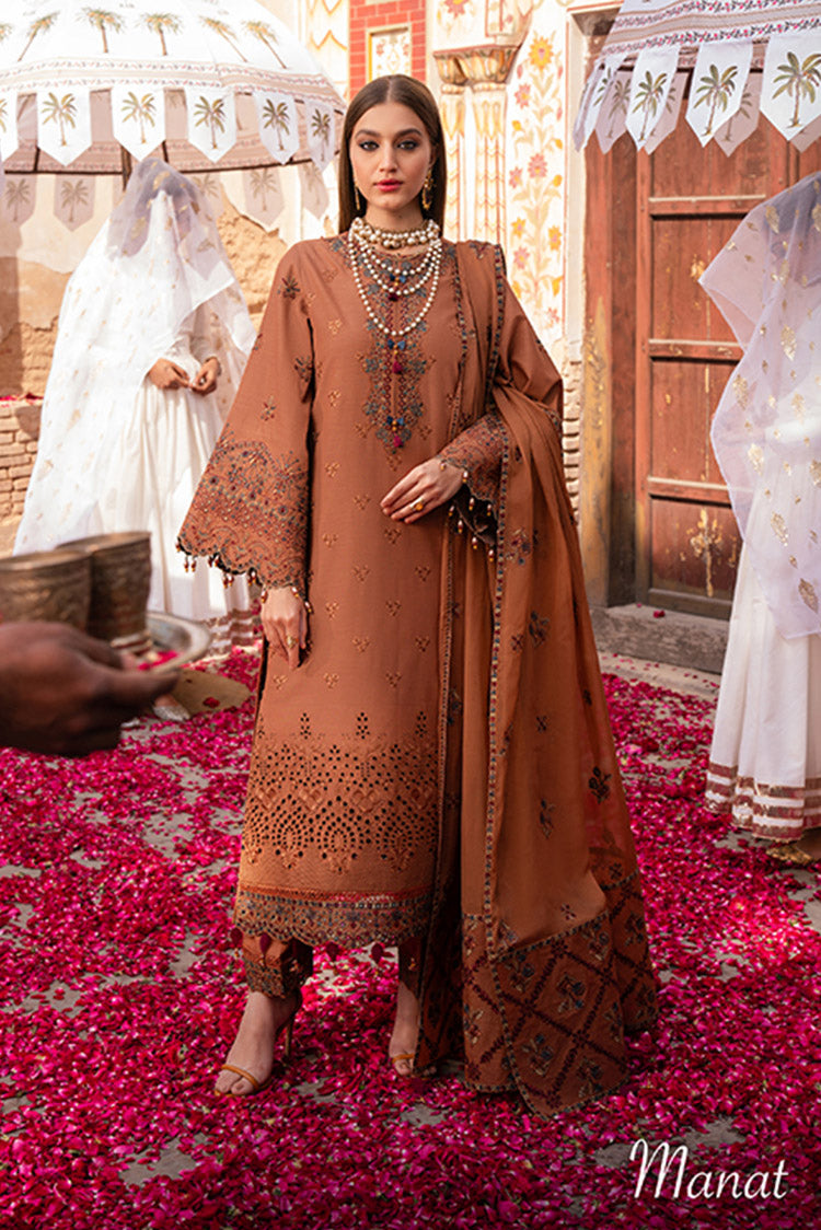 Picture of Alizeh - 07 Manat Rawayat Luxury Lawn Collection - Available at Raja Sahib