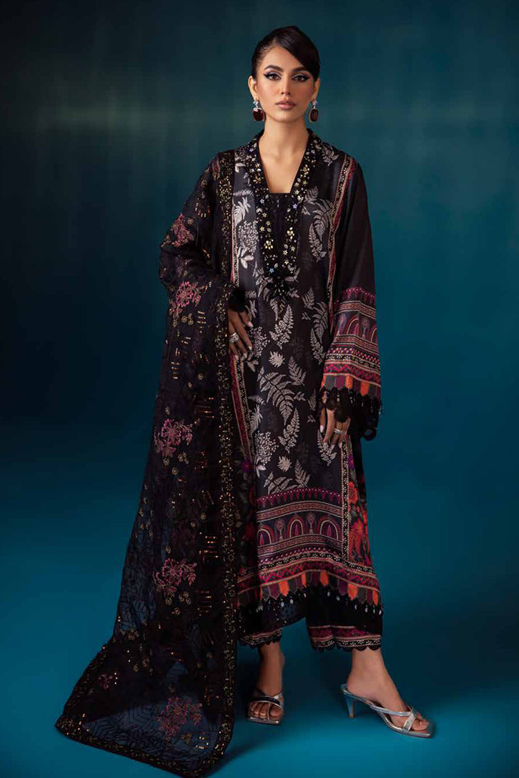 Picture of Nureh - S 11 RIO Secretoria Embroidered and Embellished Silk Collection - Available at Raja Sahib