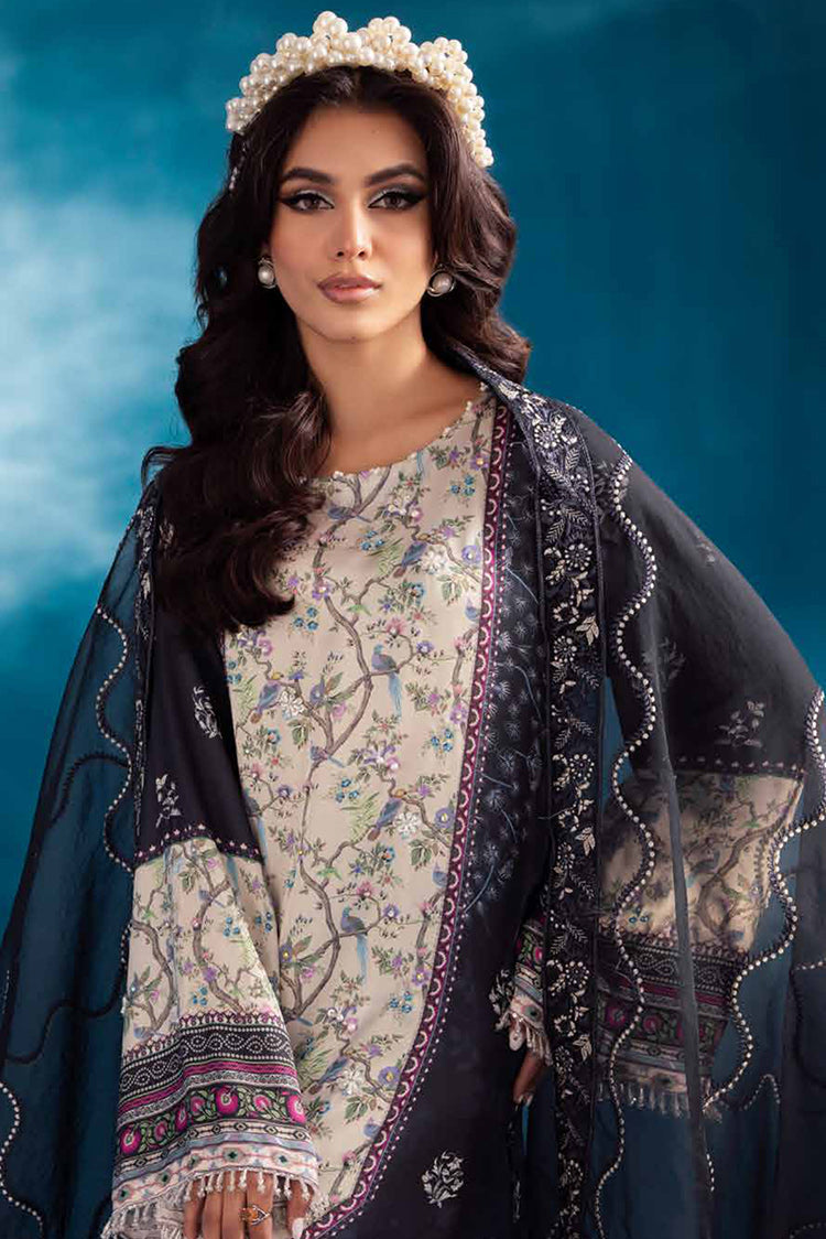 Picture of Nureh - S 07 COSMIA Secretoria Embroidered and Embellished Silk Collection - Available at Raja Sahib