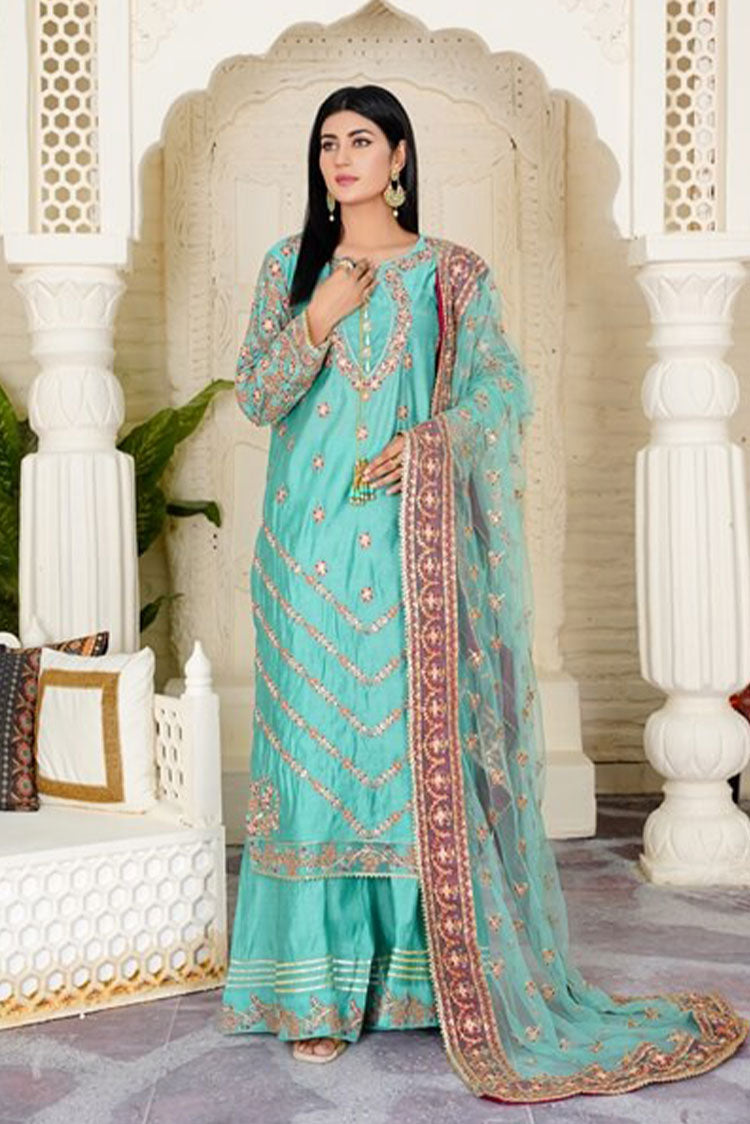 Picture of Ayat - Laila Luxury Pret Collection - Amber - Available at Raja Sahib