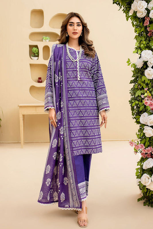 Picture of Safwa - Amora 3 Piece Masuri Khaddar Collection - ASK-01 - Available at Raja Sahib