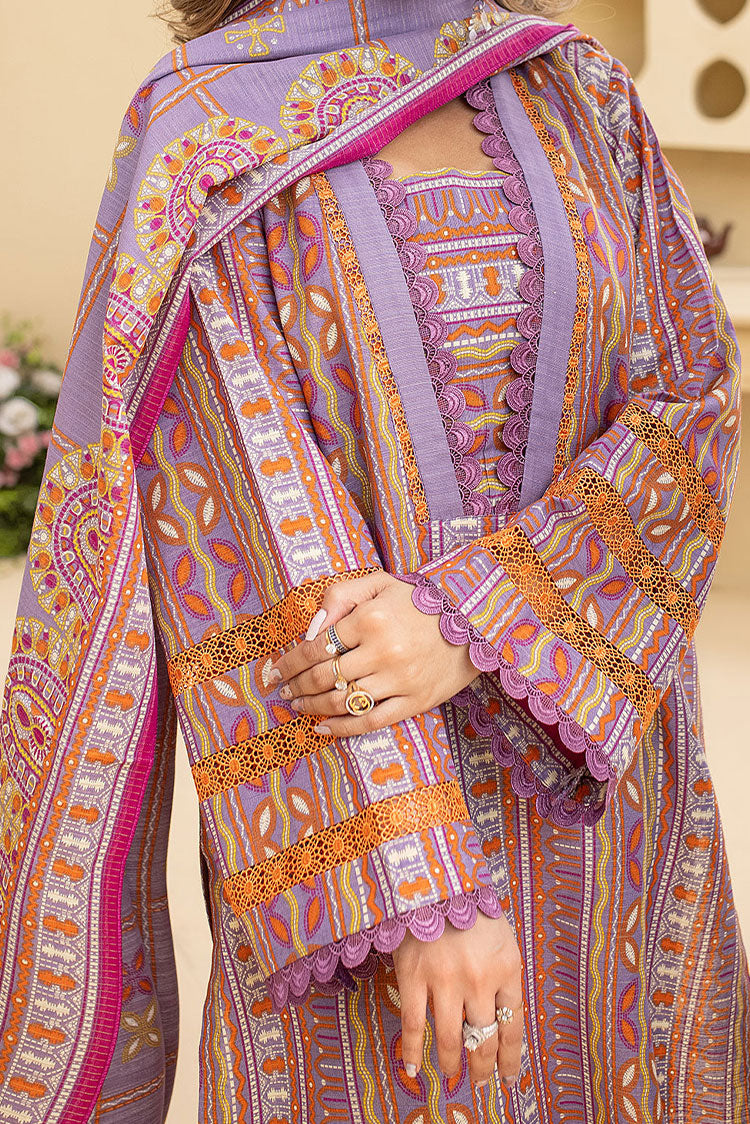 Picture of Safwa - Amora 3 Piece Masuri Khaddar Collection - ASK-02 - Available at Raja Sahib