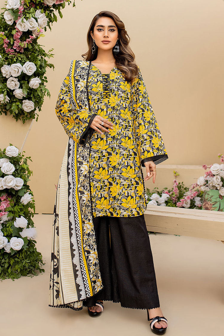 Picture of Safwa - Amora 3 Piece Masuri Khaddar Collection - ASK-06 - Available at Raja Sahib