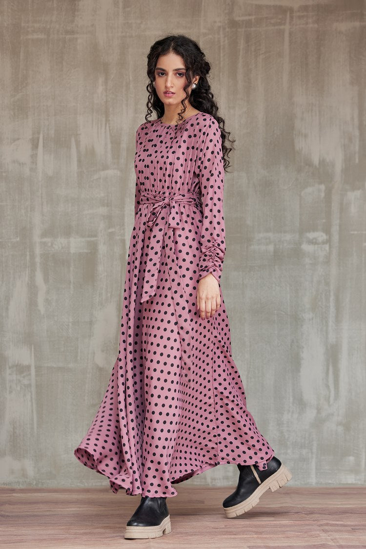 Picture of Ellena - Western Georgette Dress - Available at Raja Sahib