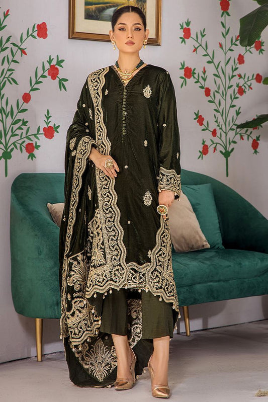 Picture of Adans Libas -Adan's Velvet Collection '23 - 5387 - Available at Raja Sahib