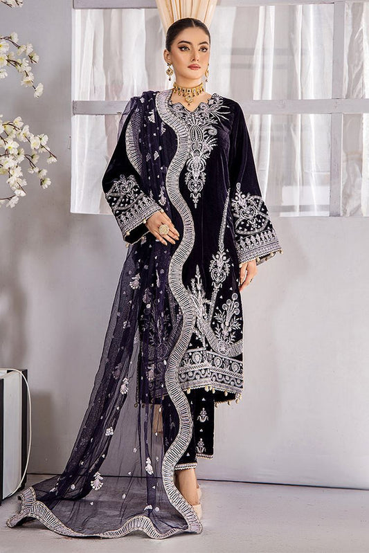 Picture of Adans Libas -Adan's Velvet Collection '23 - 5390 - Available at Raja Sahib