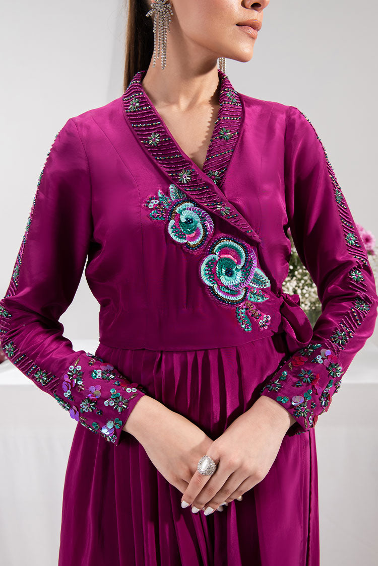 Picture of Maria Osama Khan - Tiffany Pret Collection Vol 1 - Amethyst - Available at Raja Sahib