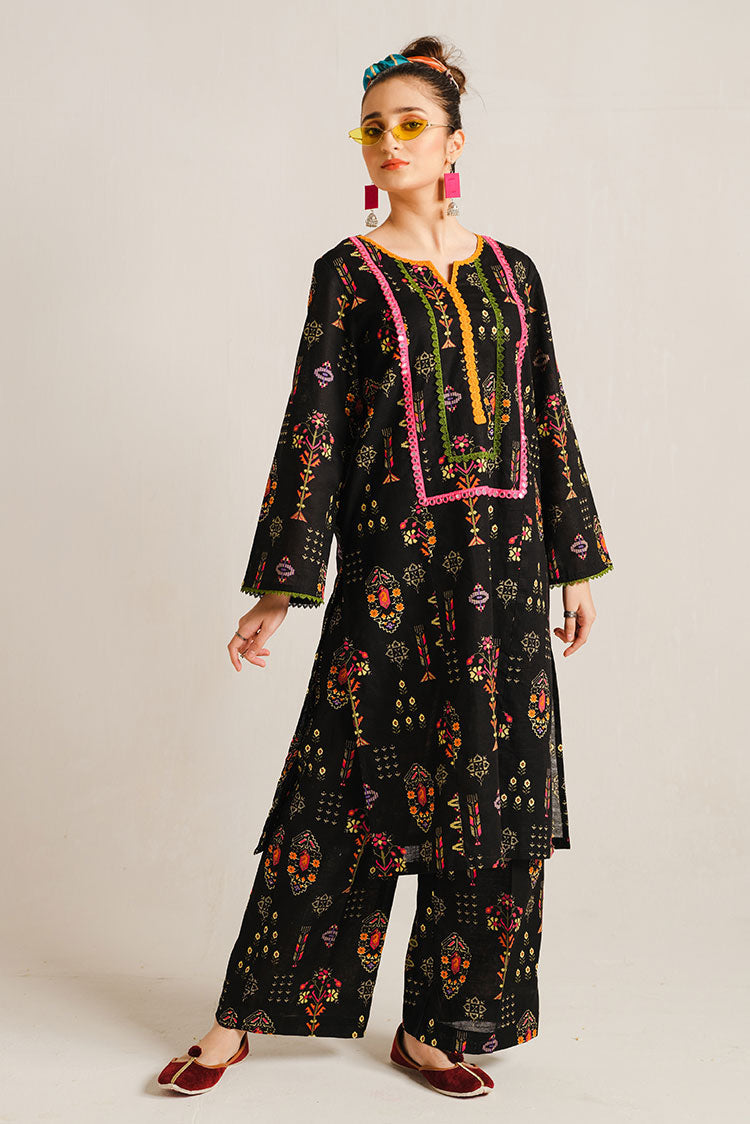 Picture of Humjoli - 2 Piece Khaddar Pret Collection - HJ-W-01 - Available at Raja Sahib