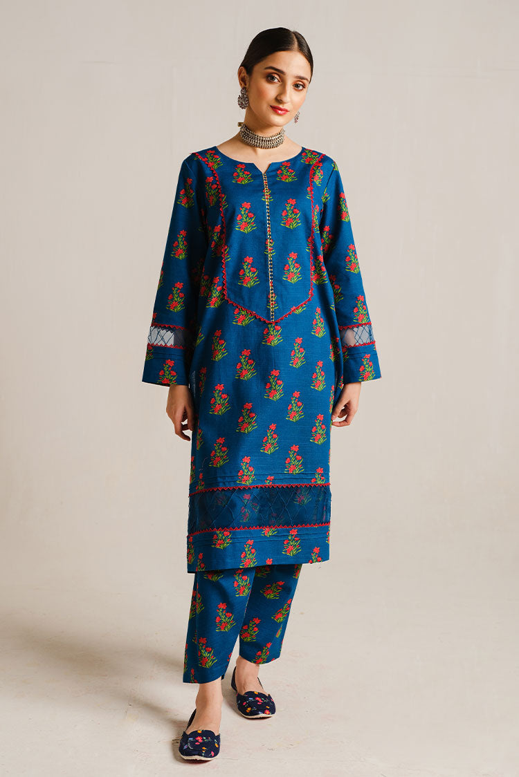 Picture of Humjoli - 2 Piece Khaddar Pret Collection - HJ-W-08 - Available at Raja Sahib